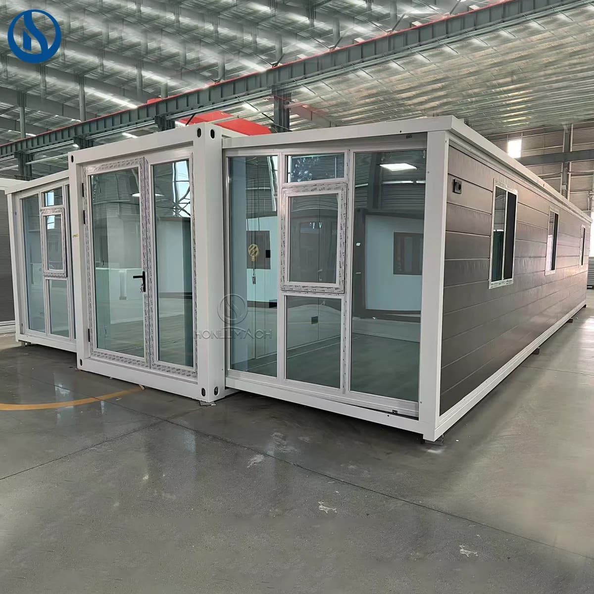 Maison modulaire de luxe en conteneurs de 20 et 40 pieds, conteneur extensible pour usage bureautiqu