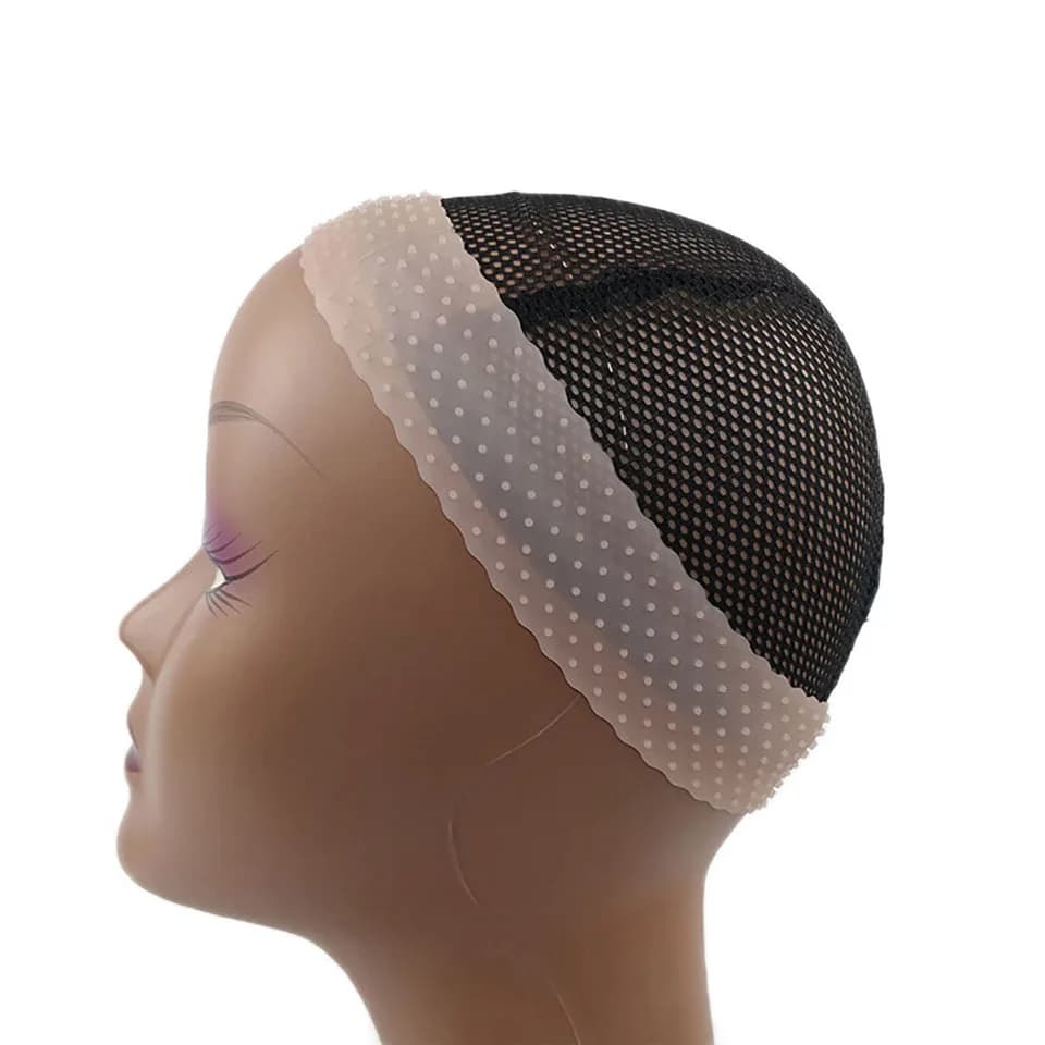 Bandeau en Silicone Transparent antidérapant élastique doux perruque Grip bande réglable femmes band
