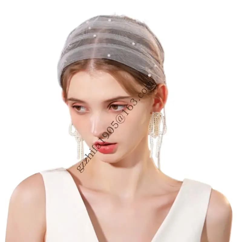 Romantics Lace Lace Veil Hair Clip Sophistiqué Styles Hairpin Epin Puriefulfulh Hirtlip pour amélior