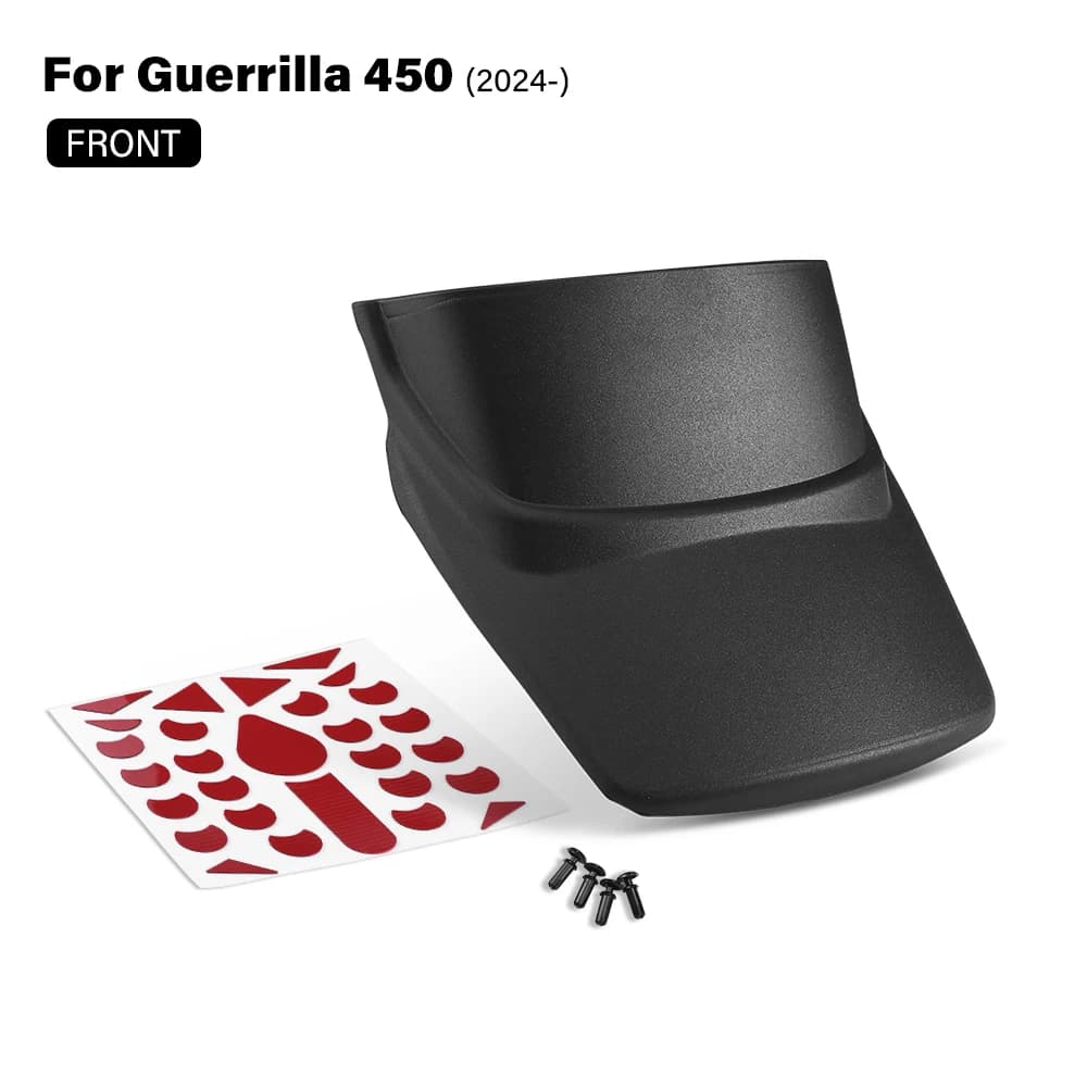 2025 Guerrilla 450 Moto Garde Boue Extension Couverture Avant/Arrière Roue Fender Extender Splash Gu