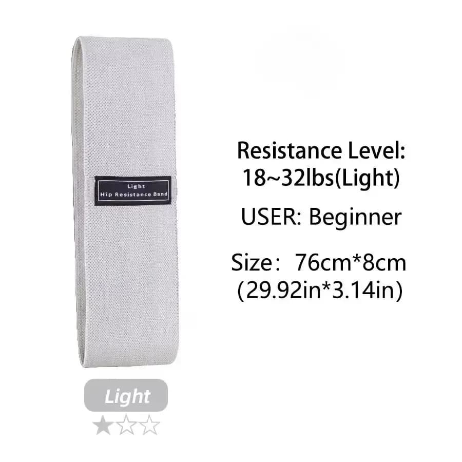 Bandes d'entraînement élastiques pour fessiers et cuisses, bandes de résistance en tissu pour butin