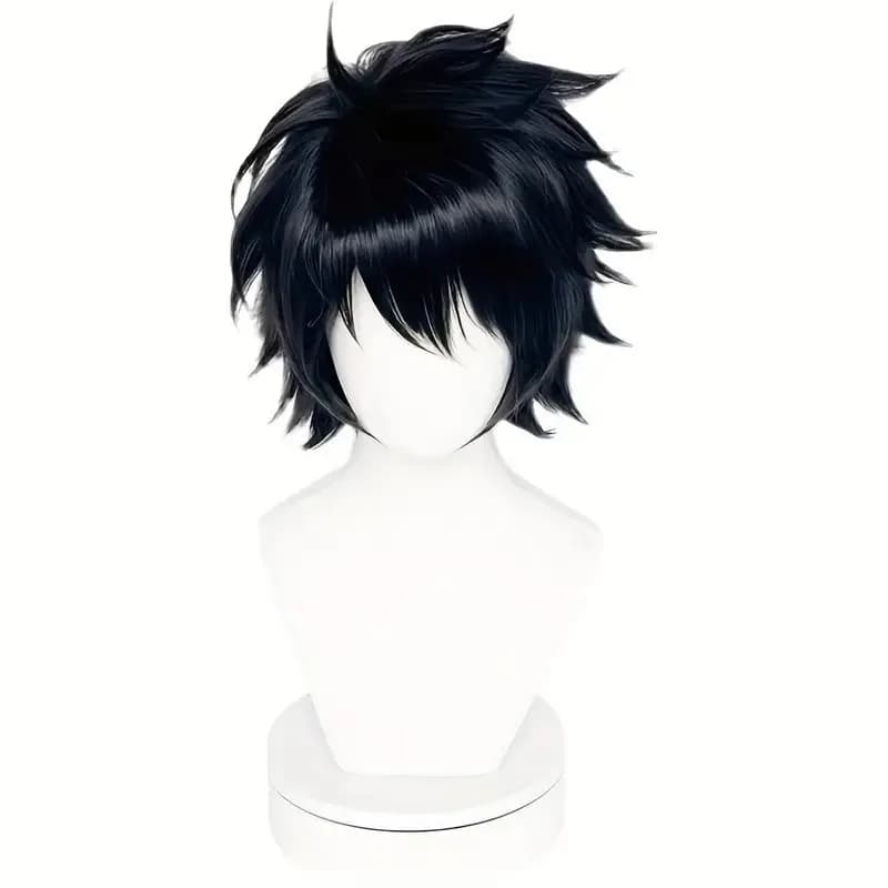 DEATH NOTE – Perruque de cosplay L·Lawliet, accessoire de tête pour le personnage de détective L, ch