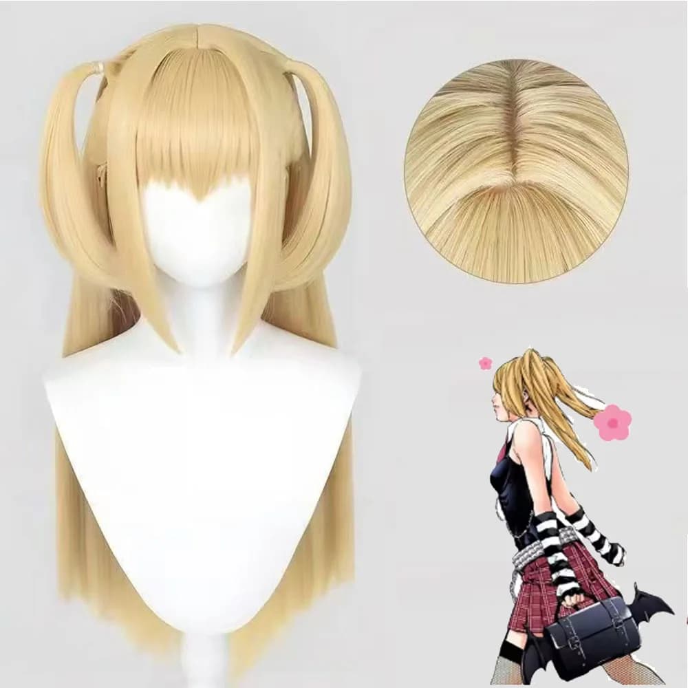 Costume de cosplay Anime Note Death MisaMisa, comprenant une perruque, une robe sexy quotidienne Mis