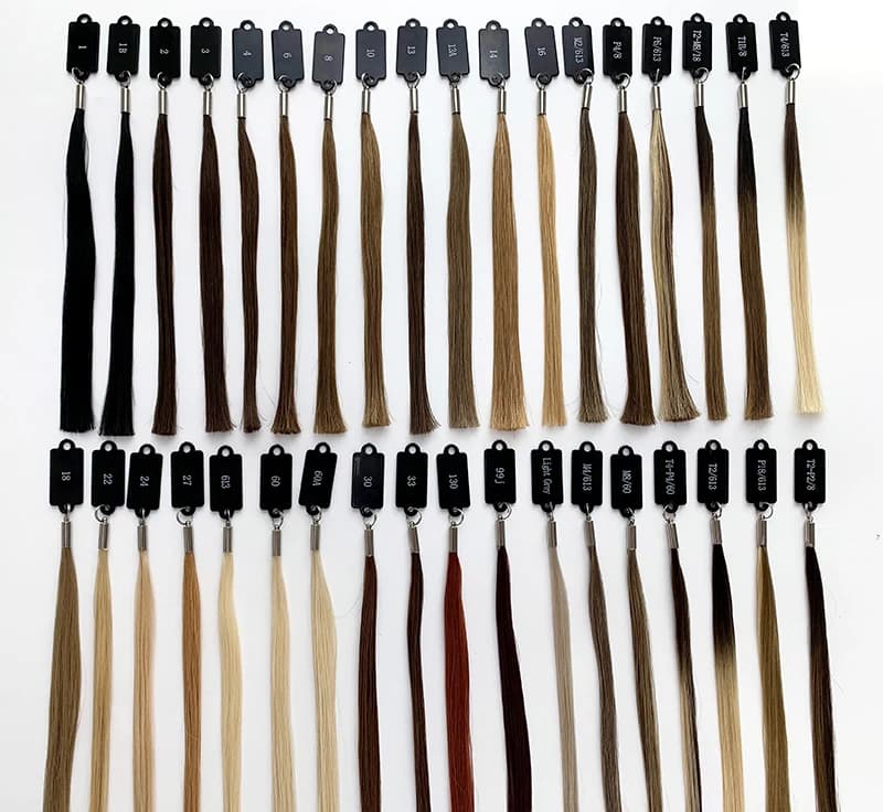 Extensions de cheveux indiens bruts doublement étirés, 100% cheveux humains naturels, qualité vierge