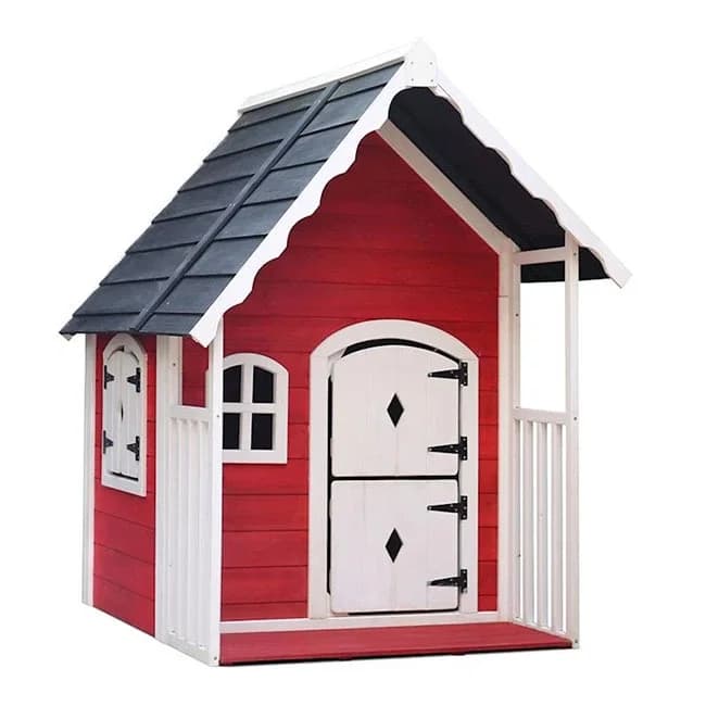 Maisons préfabriquées en bois, maison de jeu pour enfants, aire de jeux avec véranda