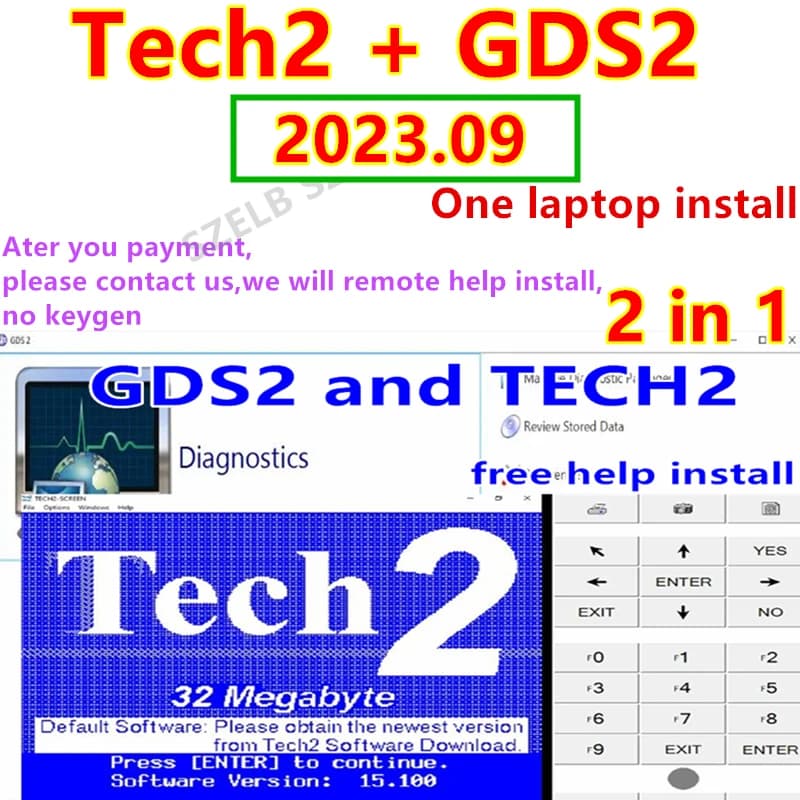 Logiciel MDI le plus récent 2025 pour MDI GDS 2 + TECH 2 + DPS 4.56 – Installation et activation de 