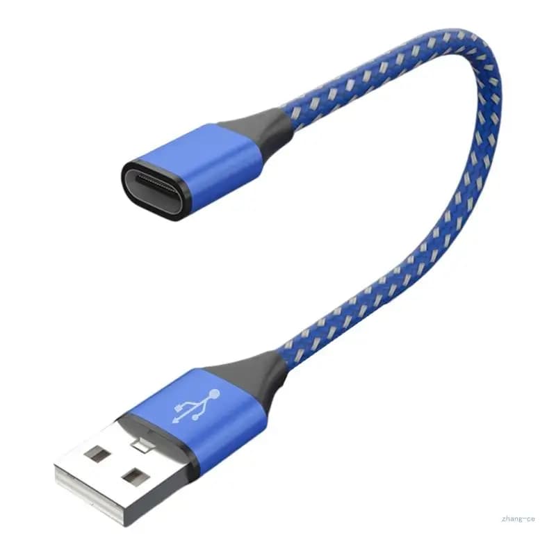Câble d'extension USB C Type C femelle vers USB 2.0 mâle, convertisseur d'extension, adaptateur de t