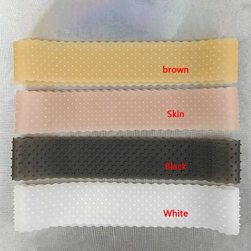 Bande élastique en silicone pour perruque
