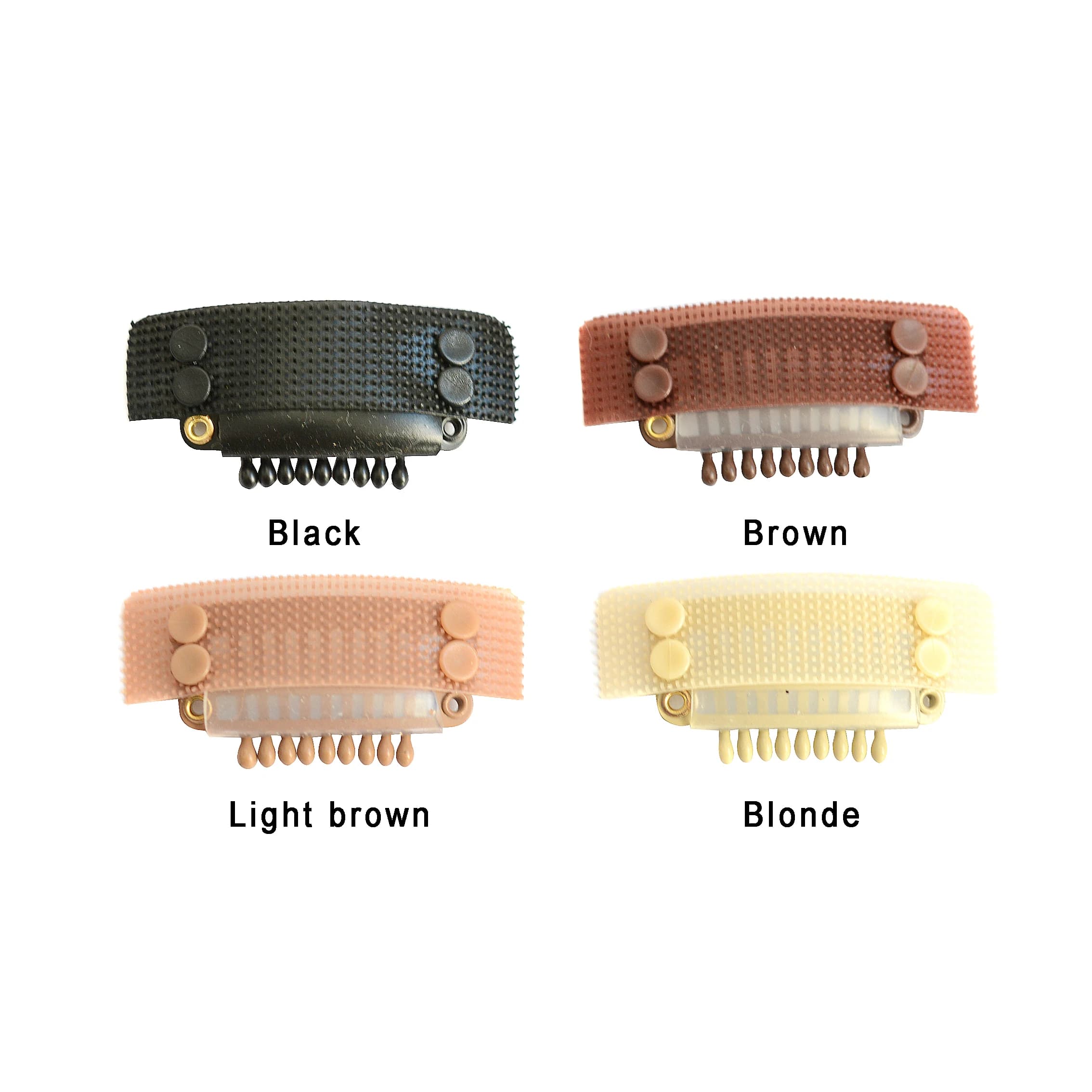 Clips Magiques à 9 Dents pour Toupet, 6 Pièces, pour Connexion de Cheveux, Extension de Perruque
