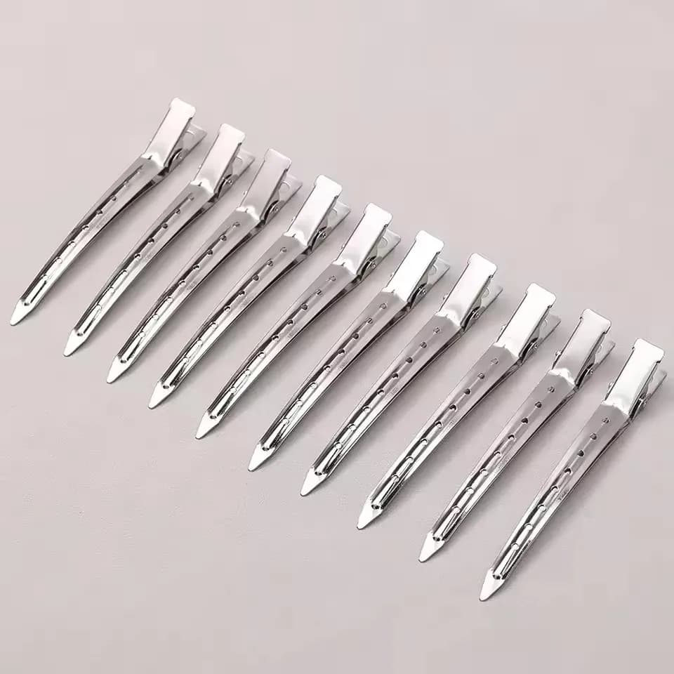 Pinces de coiffure en acier pour femme, pinces de sectionnement pour barbier, outils de coiffage pou