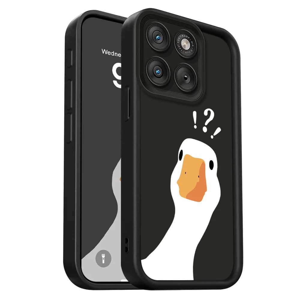 Coque de téléphone Crooked Duck, étui souple pour Motorola Edge 70 60 50 40 Pro Ultra Fusion Stylus