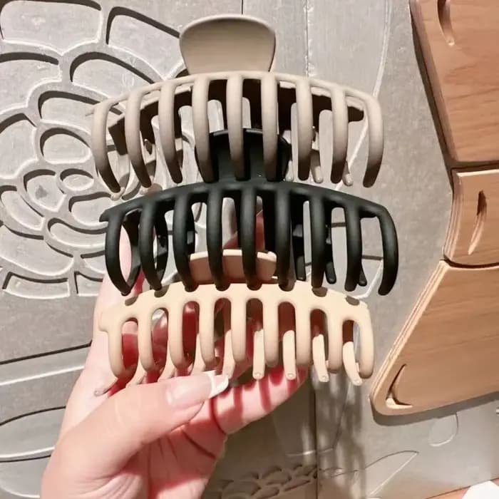 Lot de 1/2/3/4/6 grandes pinces à cheveux géométriques pour femmes, épingles à cheveux croisées mate