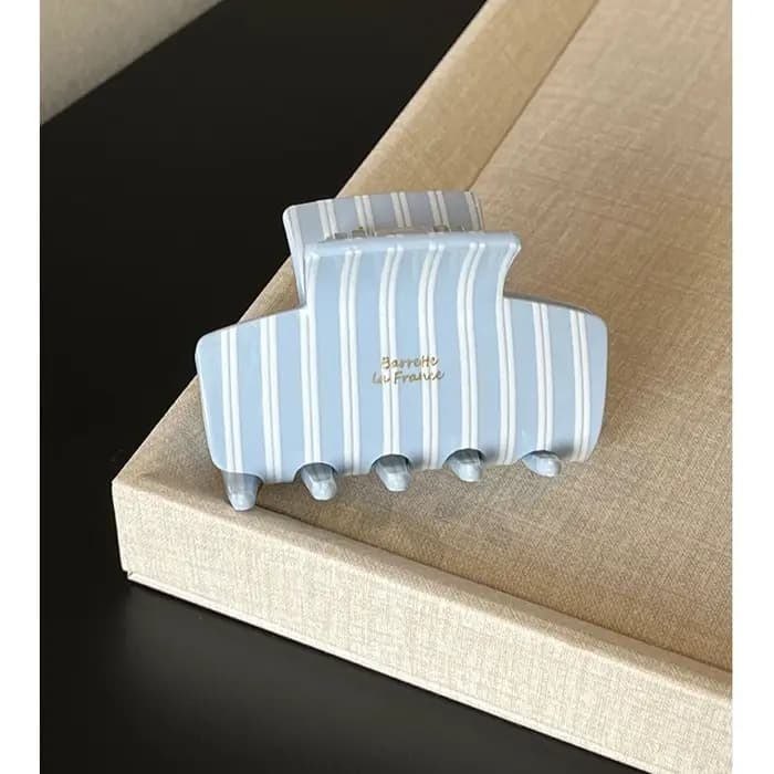 Élégante barrette à rayures françaises, pince à cheveux de qualité supérieure pour femmes et filles,