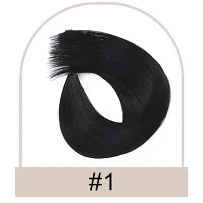 Extensions de cheveux ITIP lisses, cheveux humains 100% naturels, cheveux Remy humains, 50 mèches, c