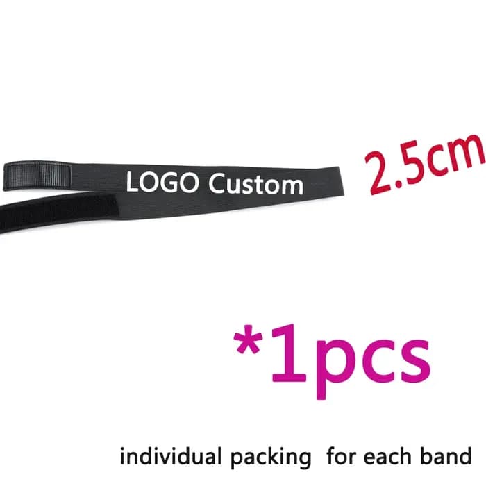 Bandes élastiques pour perruque avec Logo personnalisé, 1 pièce, bande de fusion de dentelle 2.5/3/3