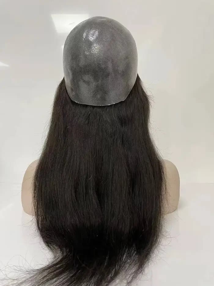 Perruques de cheveux humains à Base nouée en Pu pour femmes perruques juives durables 100% perruque