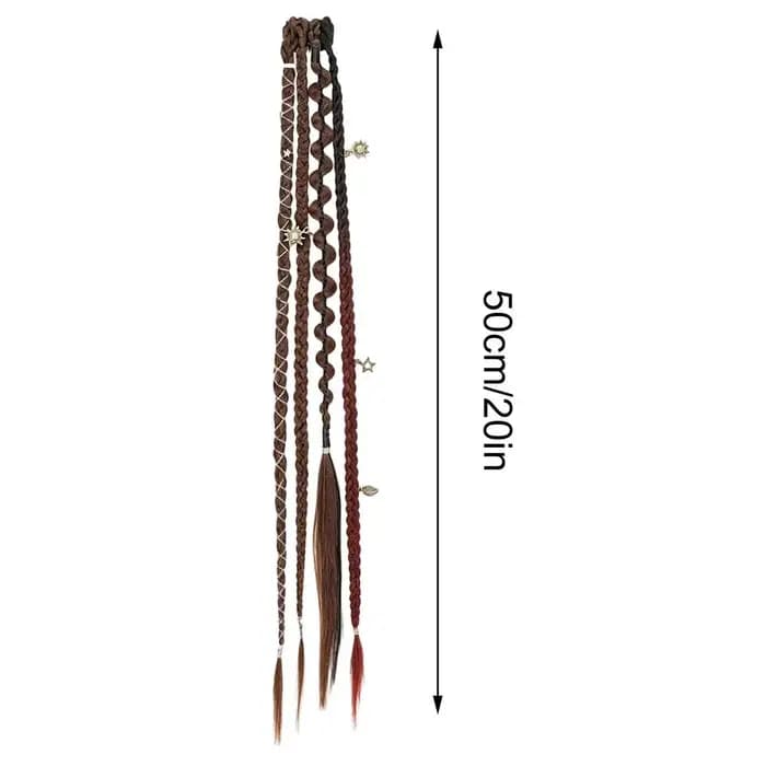 Perruque tressée de 20 pouces style bohème, petite tresse torsadée, postiche pour femme, style BB Cl