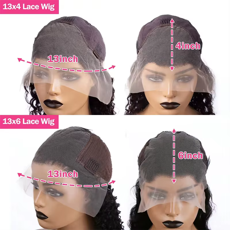 Perruque Lace Front Wig 4/27 naturelle bouclée, cheveux humains, blond miel 100%, 13x4, 13x6, 180% d