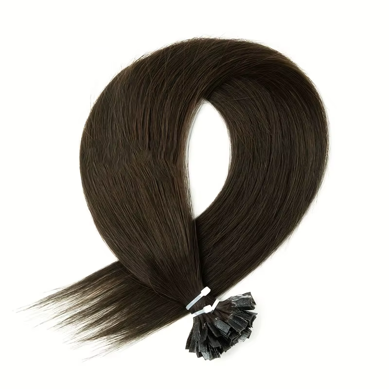 Extensions de cheveux en U, 100% cheveux humains naturels, kératine pré-collée, fusion à chaud, poin