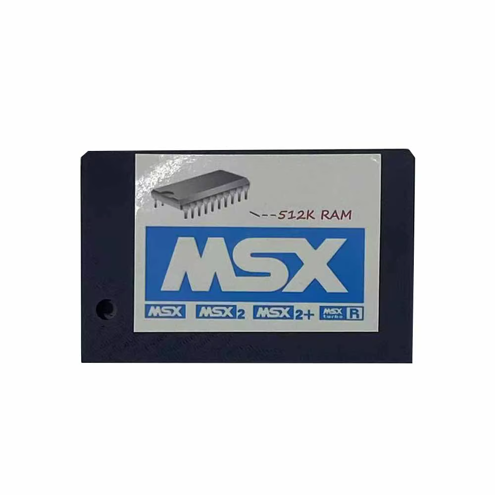 La carte d'extension de mémoire RAM MSX, capacité 512K convient à l'ordinateur rétro, machine à faib