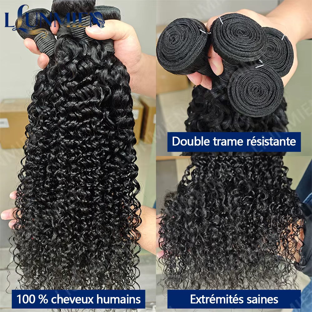 Tissage Cheveux Humains,Bundles Human Hair Extensions Cheveux,Meche Cheveux à Tresser,Tissage Bresil