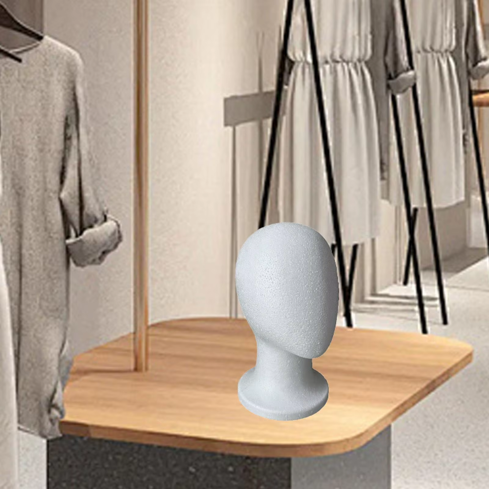 Tête de Mannequin en mousse pour femme, 1 pièce, affichage de la tête de perruque, outils de coiffur
