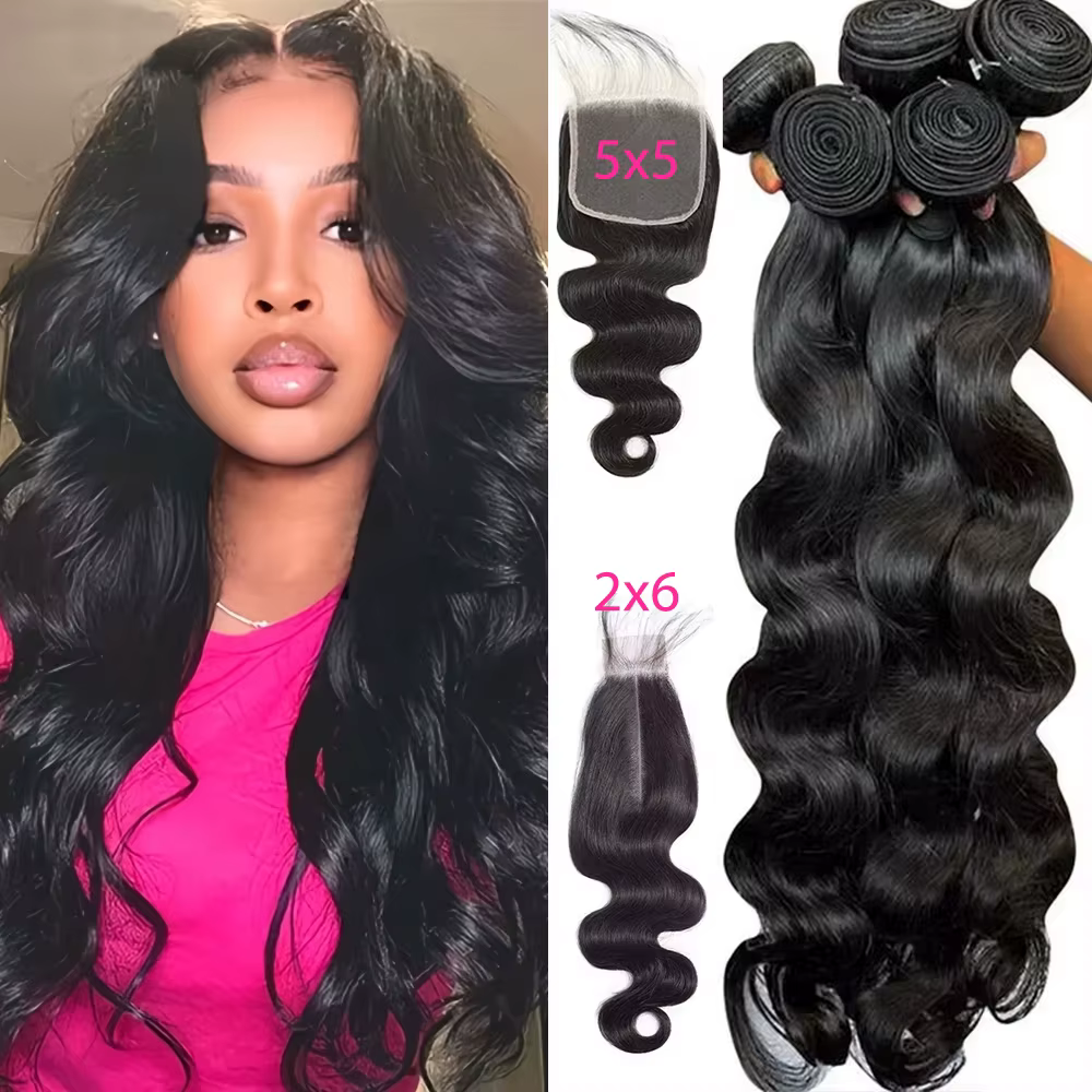 Belextens Body Wave Tissage Humain Hair 12-32 pouce Tissage Brésilien 100% Cheveux Humain Meche Tiss