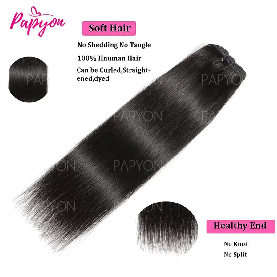 Clip in Hair Extension Human Hair 22 24 26 28 Pouces Extension Clip Cheveux Humains Extensions Cheve