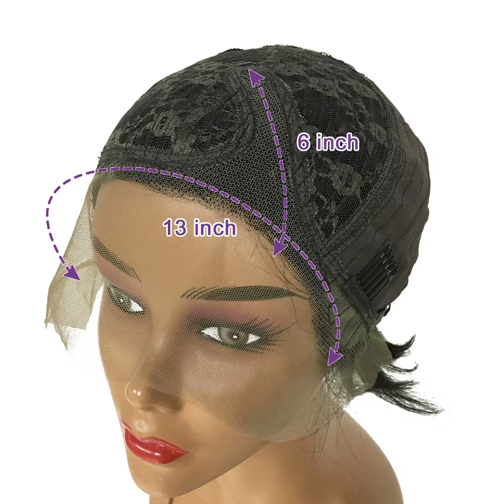 Perruques coupe lutin pour femmes noires cheveux humains 6 pouces perruques droites Bob T partie den