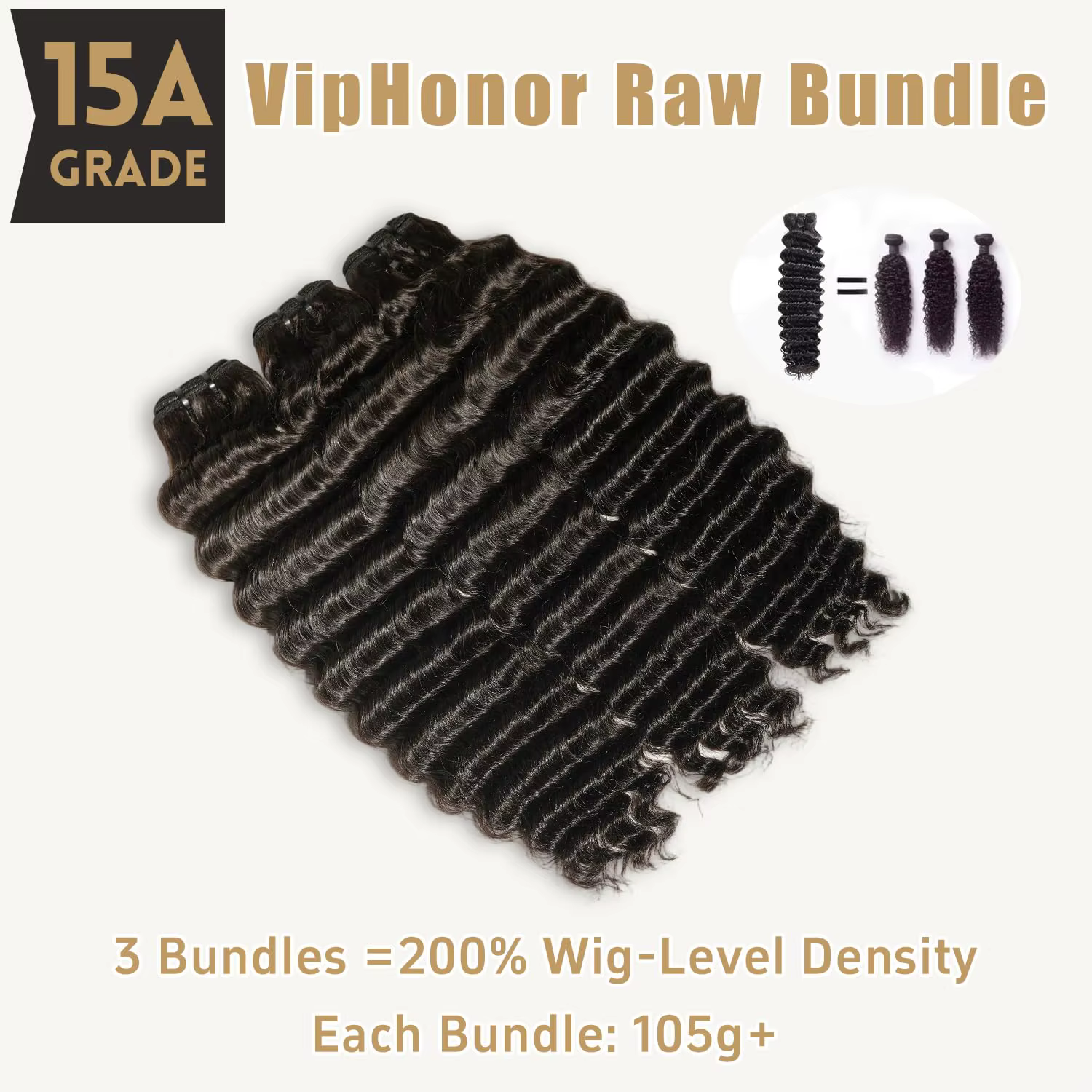 Extensions de cheveux humains brésiliens naturels, bouclés profonds, en lots de 24, 26 et 28 pouces