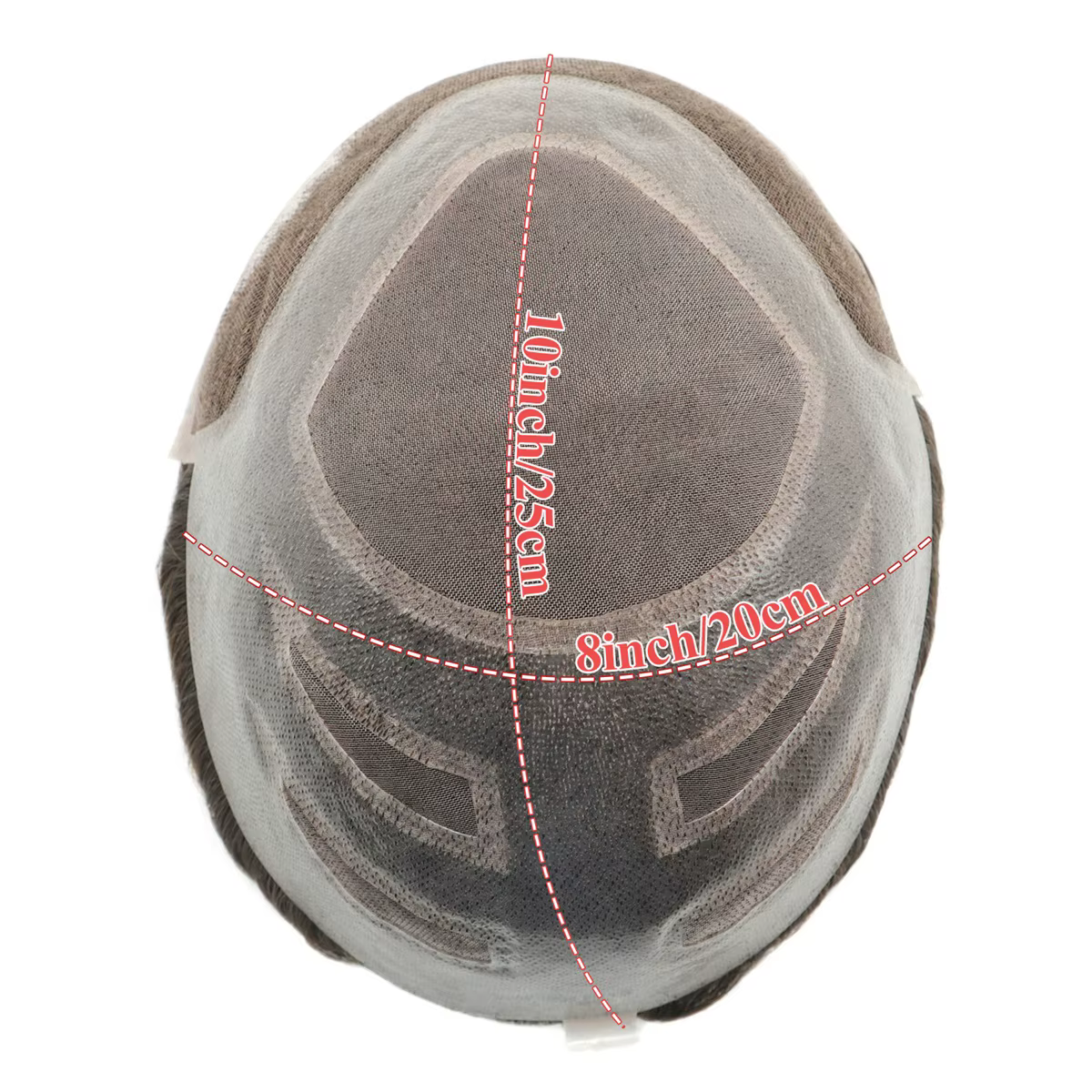 Système capillaire Mono fin pour hommes, dentelle frontale avec Mono et peau, prothèse capillaire hy