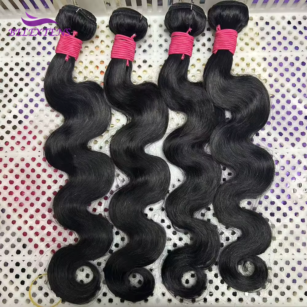 Belextens Body Wave Tissage Humain Hair 12-32 pouce Tissage Brésilien 100% Cheveux Humain Meche Tiss