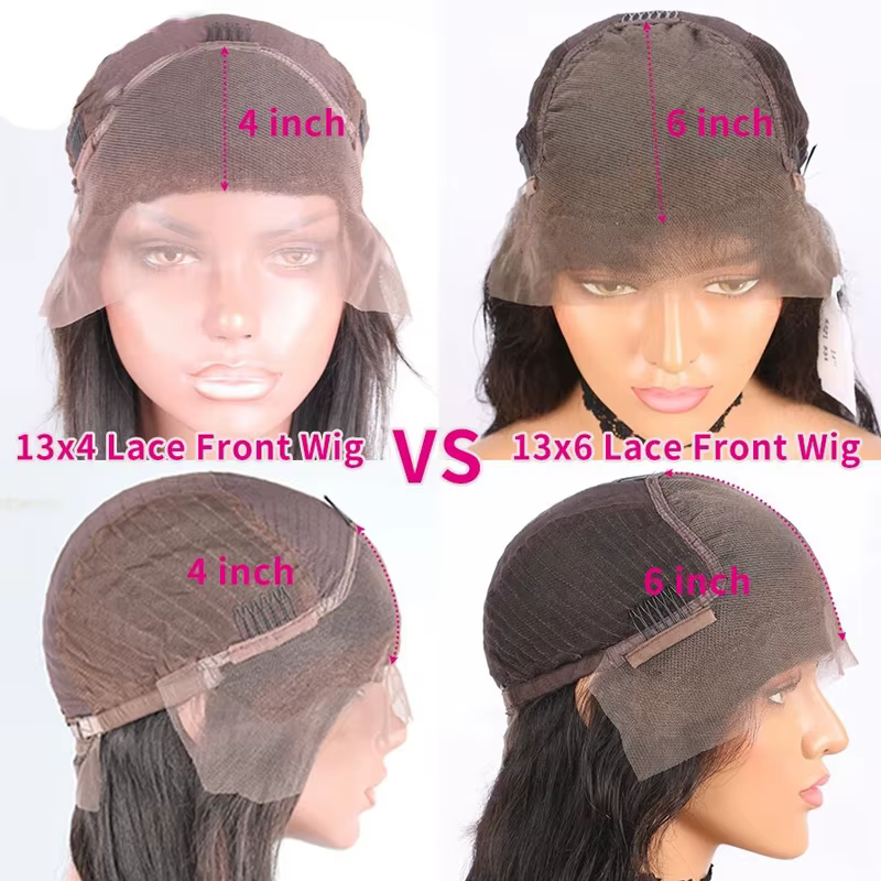 Perruque Lace Front Wig Body Wave Brésilienne Remy, Cheveux Naturels, 13x4 13x6, 100% de Densité, Pr