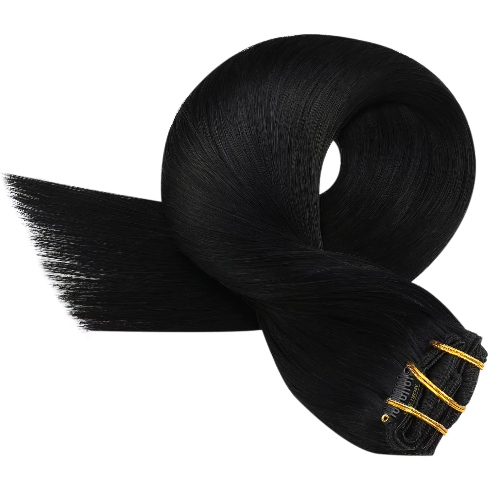 Moresoo pince dans les Extensions de cheveux 100% réel Remy cheveux humains brésilien soyeux Extensi