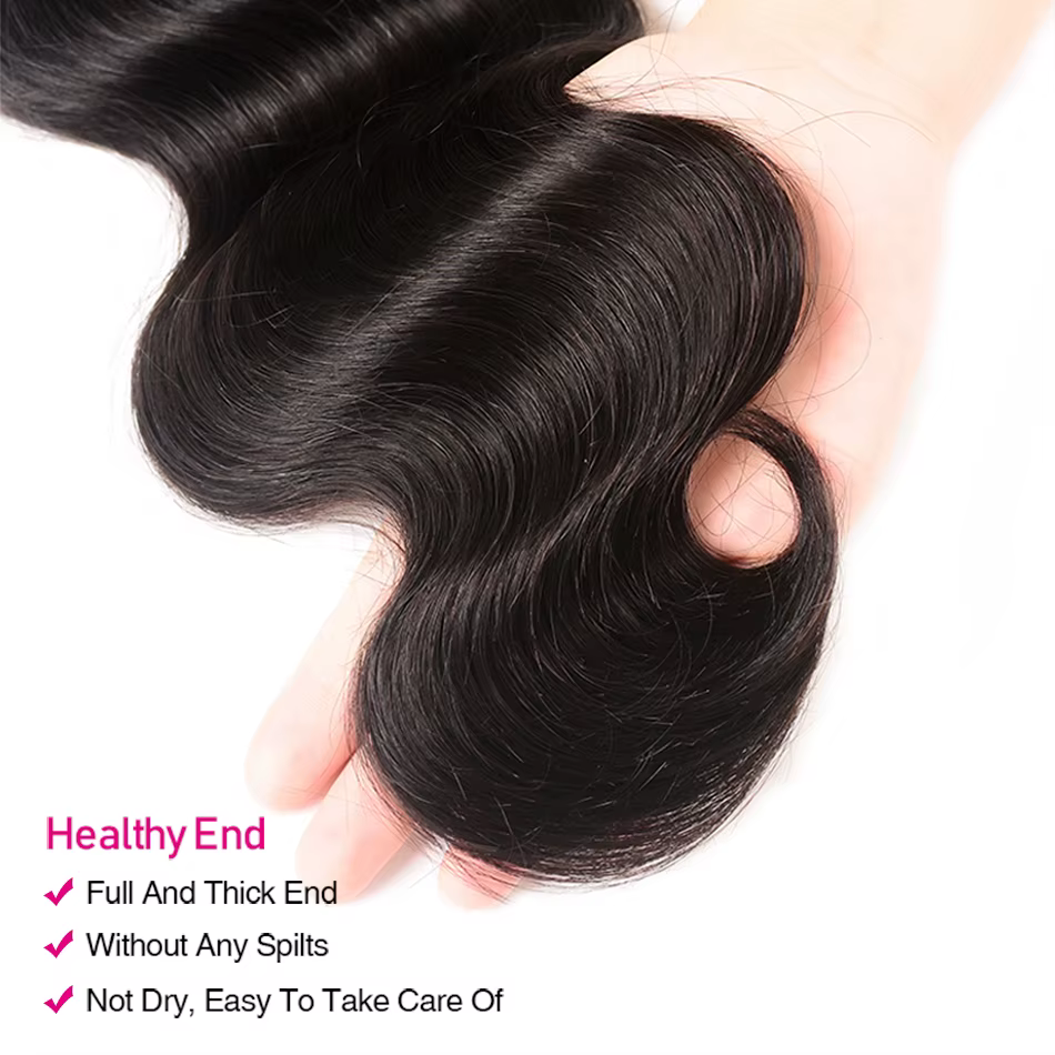 Tissage en lot péruvien 100% naturel Body Wave-UNice Hair, cheveux vierges, extension capillaire, 30