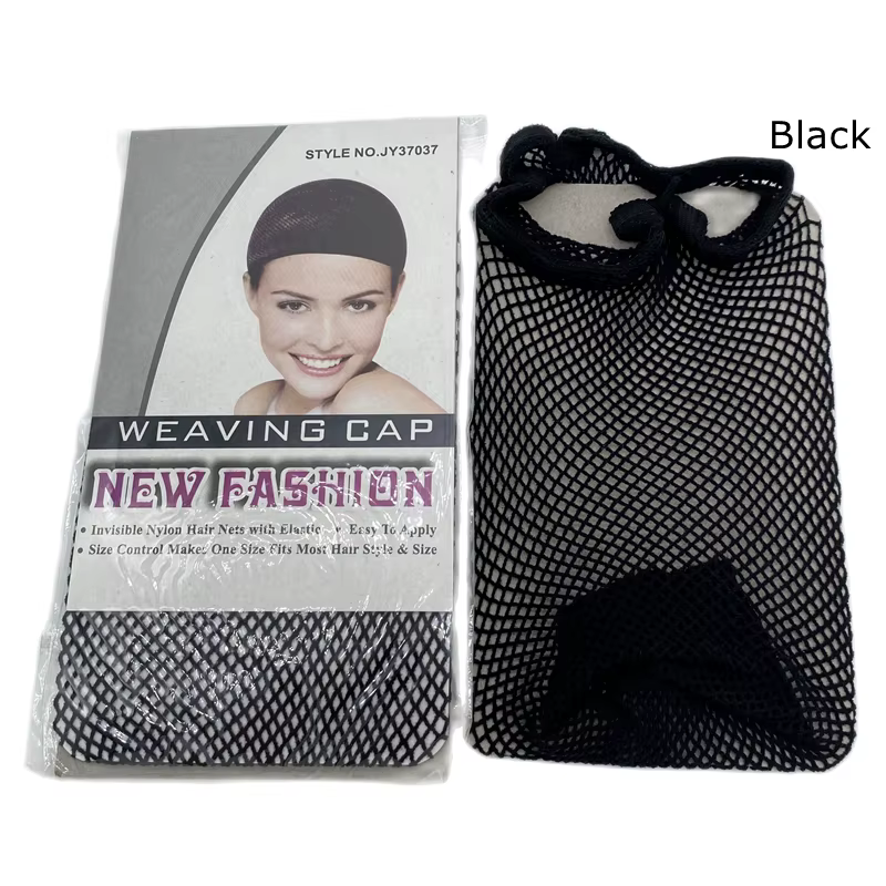 20 paquets nouvelle mode tissage casquette extensible élastique filet à cheveux haut ouvert Snood pe