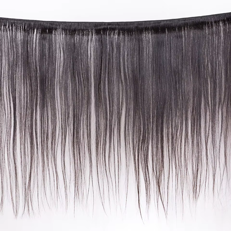 Tissage en lot péruvien naturel vierge avec Lace Closure – MOCHA Hair, cheveux lisses, 10A, 4x4 ou 1
