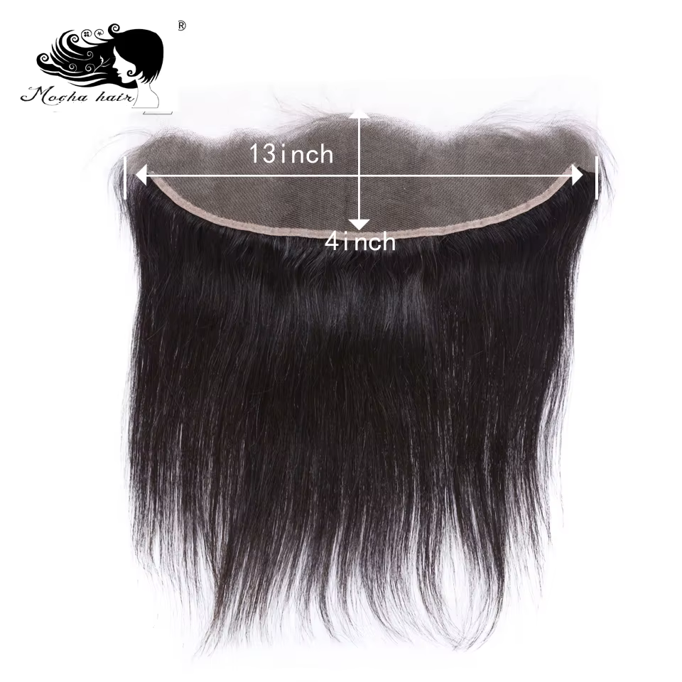 Tissage en lot péruvien naturel vierge avec Lace Closure – MOCHA Hair, cheveux lisses, 10A, 4x4 ou 1