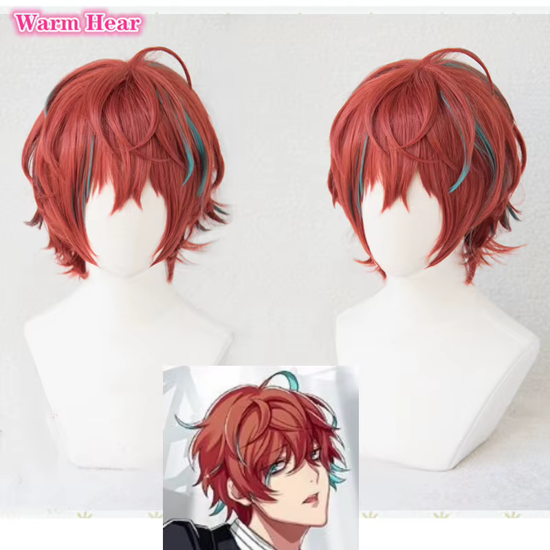 Perruque Cosplay Synthétique DRB Hypnosis MIC Doppo KannonzaKa, Cheveux de Qualité Supérieure avec B