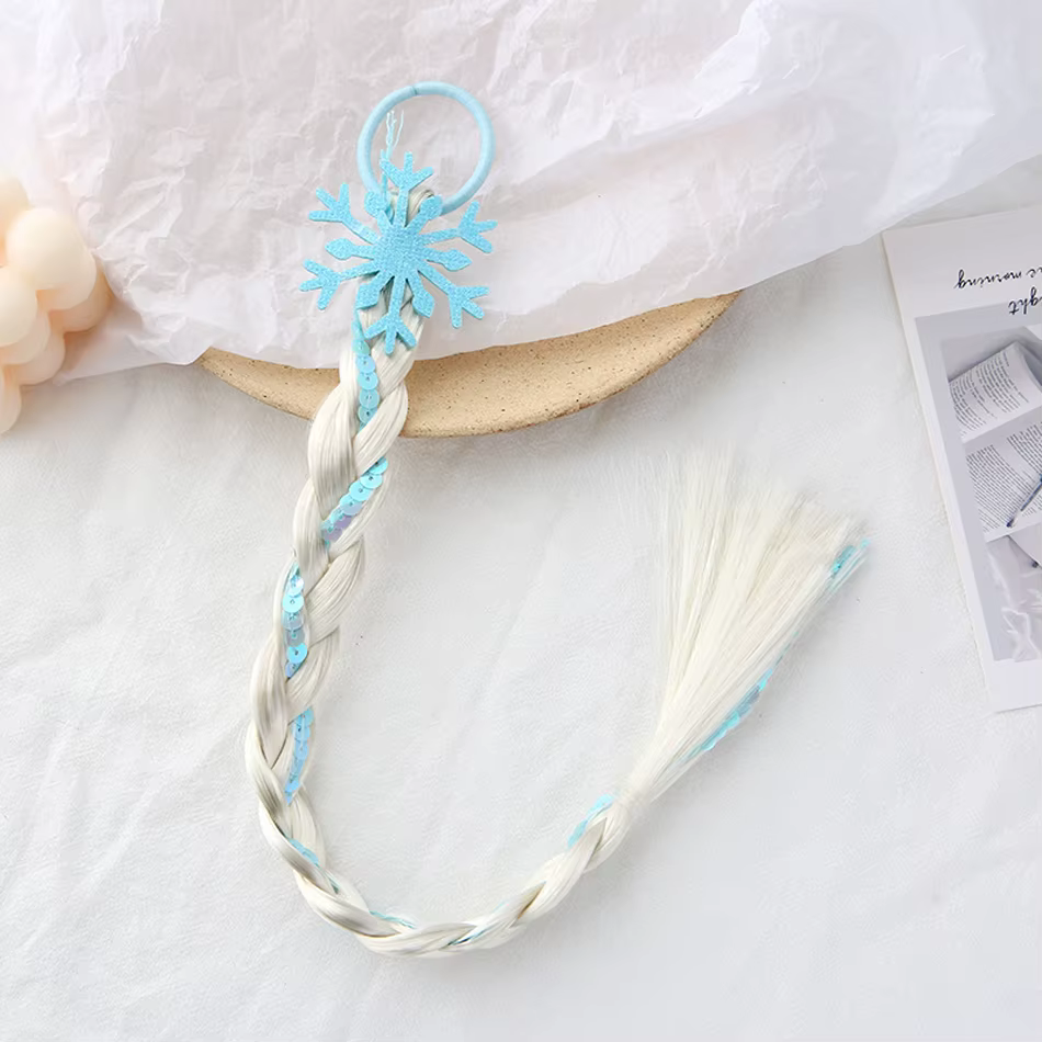 Princesse tresse Elsa bandeau postiche Cosplay perruques tressées pour Elsa habiller ensemble pour e