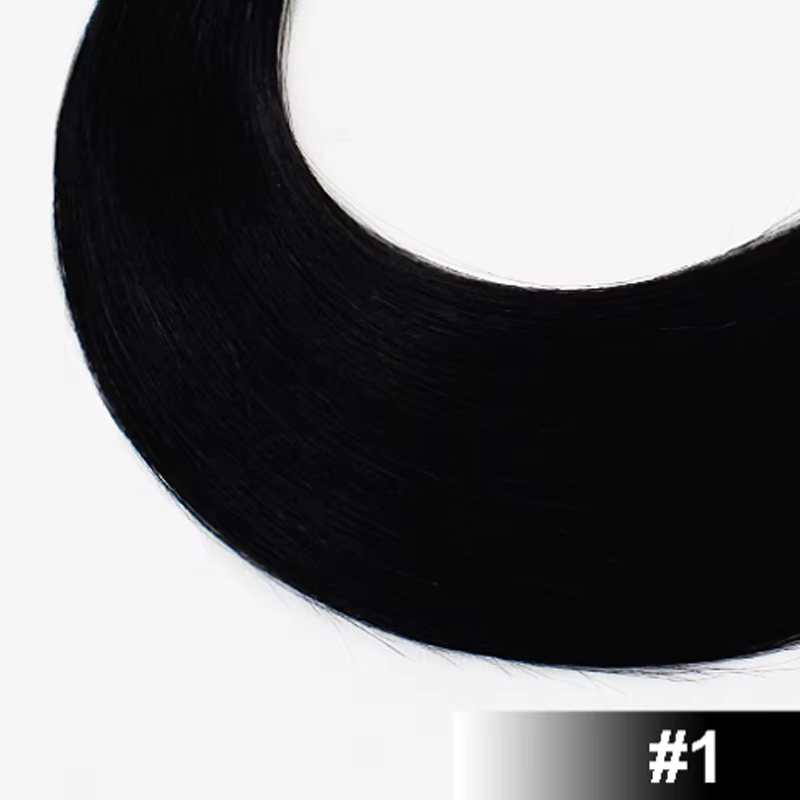 Brian KerktHair-Extensions de cheveux à pointe plate, cheveux humains non remy raides, 18 pouces, 20