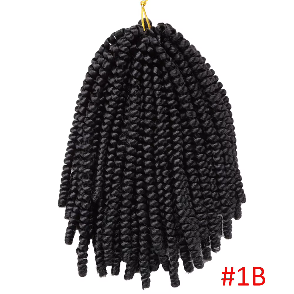 Extensions de tresses synthétiques pour femmes noires, cheveux torsadés de printemps, tresses au cro