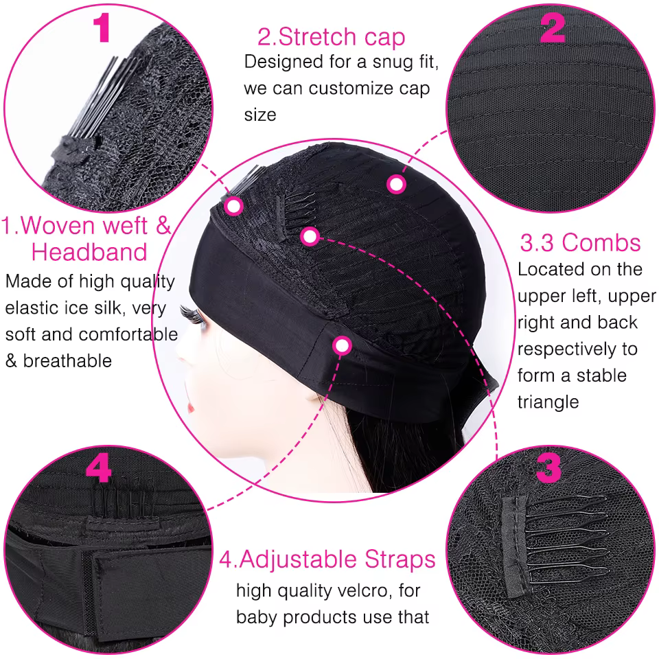 Perruque bandeau cheveux humains crépus bouclés MYLOCKME sans colle pleine Machine faite brésilienne