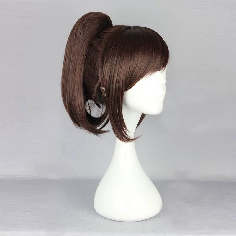 Anime attaque sur Titan Sasha Blouse courte queue de cheval perruque Cosplay Costume femmes résistan