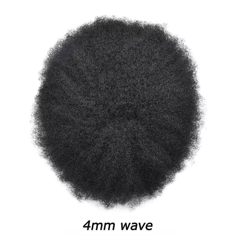 Perruque Afro pour hommes perruques toupet de haute qualité pour hommes noirs pleine dentelle prothè