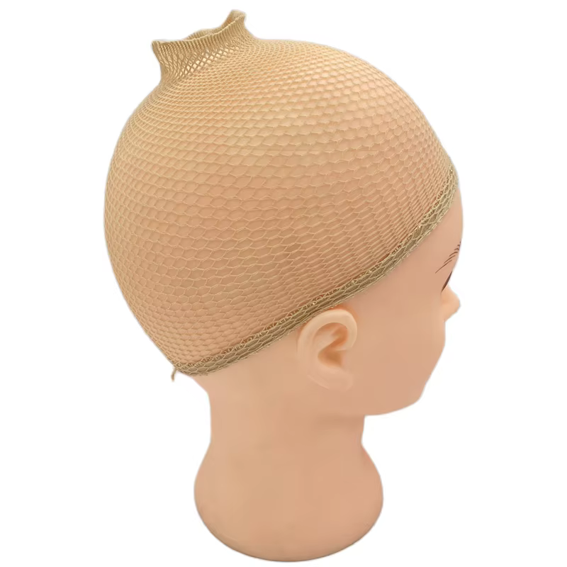 4 pièces TOP ouvert noir nouvelle mode tissage casquette extensible élastique filet à cheveux Snood