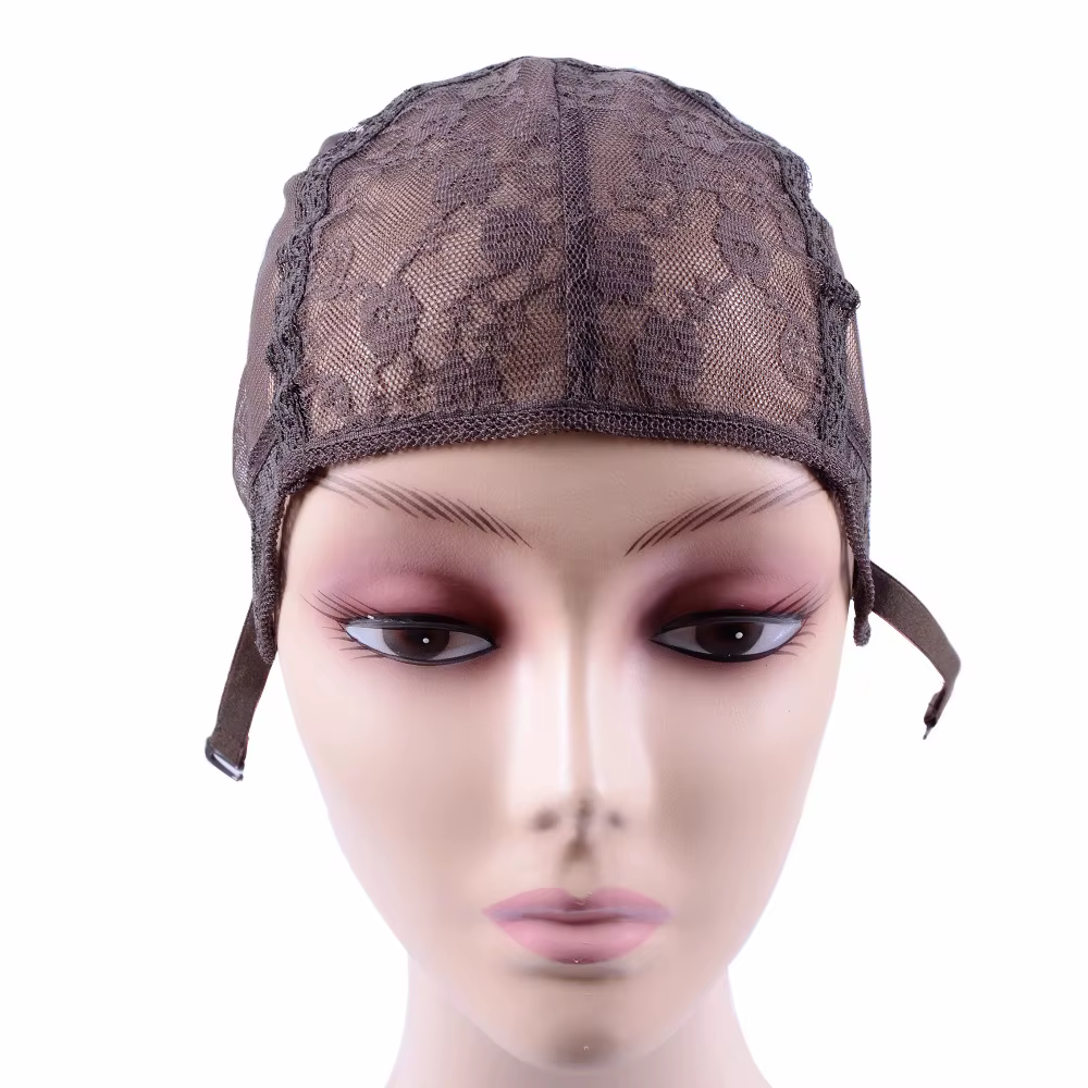 Bonnet de perruque juif brun foncé (petit/moyen/grand) pour la confection de perruques, 1 pièce par 
