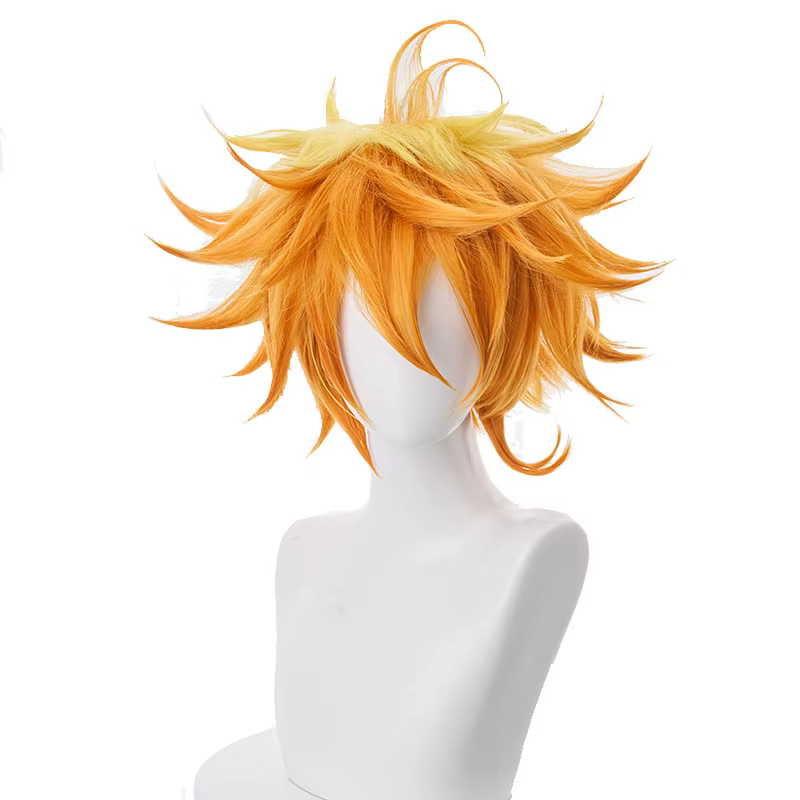 Perruque de Cosplay Orange pour femmes, 2019, perruque de l'anime yokusoku no beverland, 63194