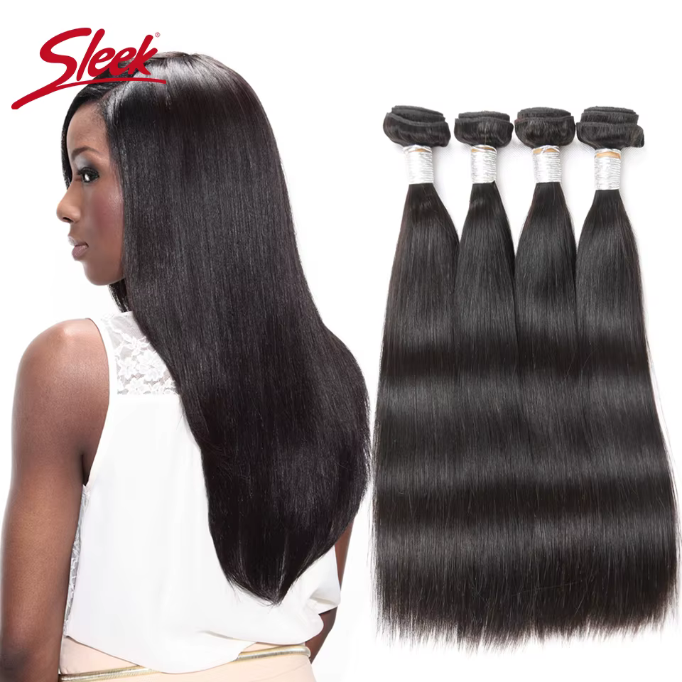 Tissage en lot péruvien Remy lisse et élégant, Extension de 8 à 30 pouces, 100 % cheveux humains nat