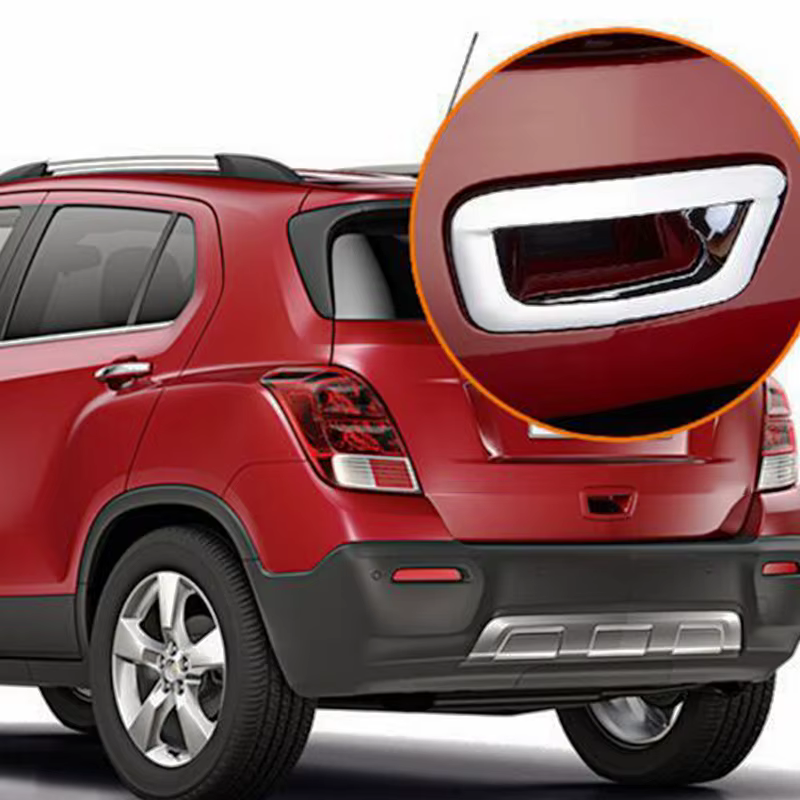 Pour Chevrolet Trax Tracker 2014 2015 2016 ABS Chrome coffre arrière porte loquet poignée de porte b